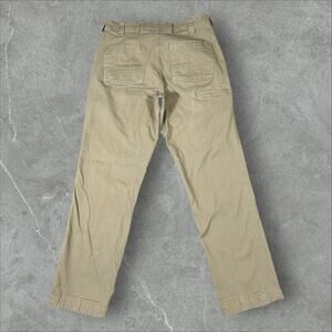 Duluth Trading Flex Fire Hose Mens 32x34 Standard Fit Khaki Workwear Tan Pants